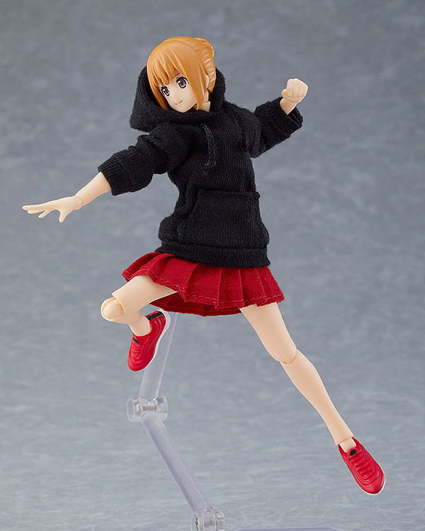 figma Styles No. 478 Original Character: Female Body (Emily) with Hoodie Outfit image 3