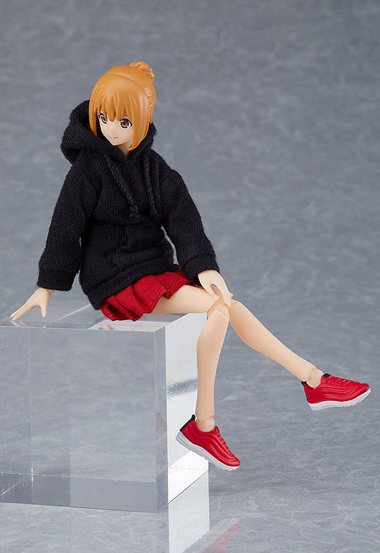 figma Styles No. 478 Original Character: Female Body (Emily) with Hoodie Outfit image 4