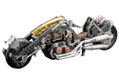Hexa Gear 1/24 Scale Model Kit: Bandit Wheel (Re-run) thumbnail 1