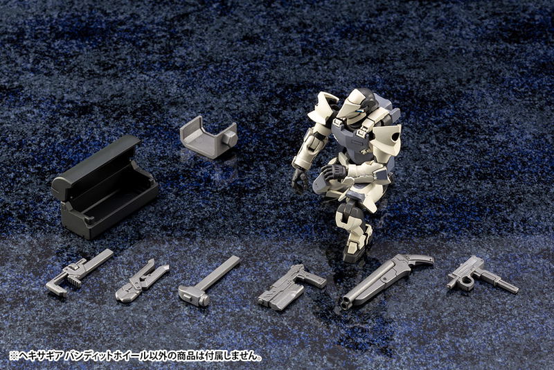 Hexa Gear 1/24 Scale Model Kit: Bandit Wheel (Re-run) image 12