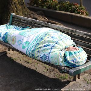Yuru Camp Cushion Sleeping Bag Original Illustration