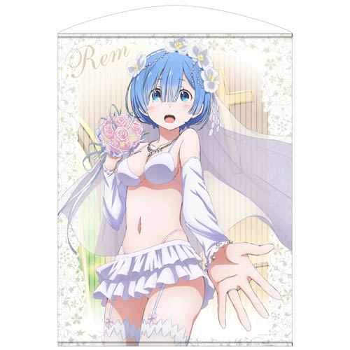 Re:ZERO -Starting Life in Another World- 100cm Wall Scroll: Wedding Rem image 1
