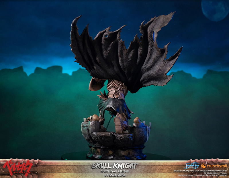 Berserk 1/4 Scale Statue: Skull Knight [Standard Edition White Bone Variant] image 10