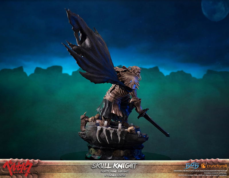 Berserk 1/4 Scale Statue: Skull Knight [Standard Edition White Bone Variant] image 8
