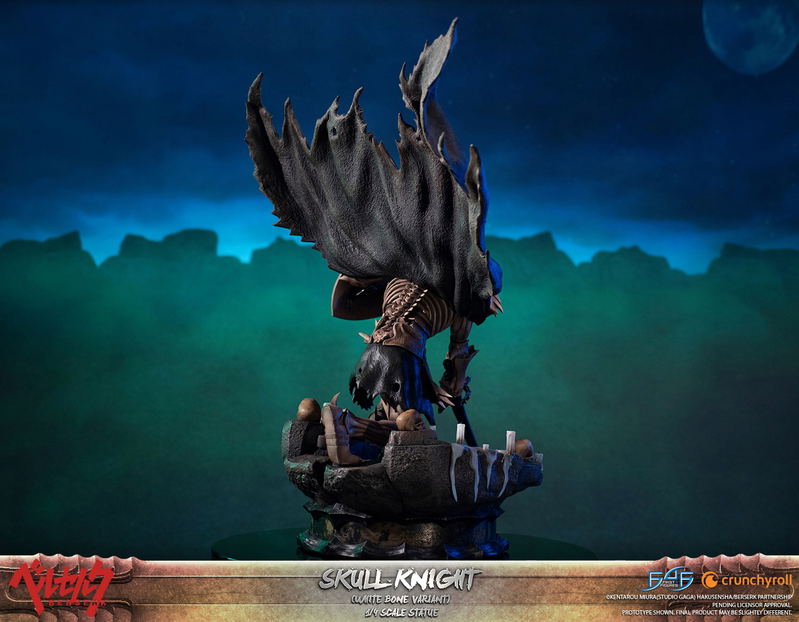 Berserk 1/4 Scale Statue: Skull Knight [Standard Edition White Bone Variant] image 9
