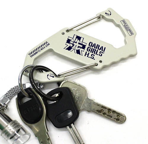 Girls Und Panzer Das Finale - Oarai Girls High School Carabiner S Type White image 2