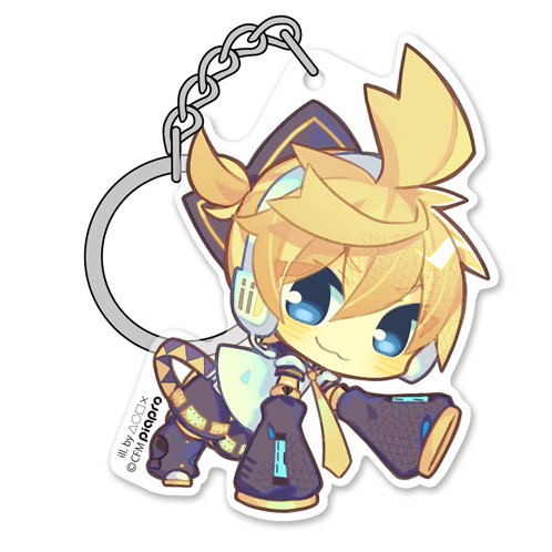Kagamine Len Acrylic Pinched Keychain image 1