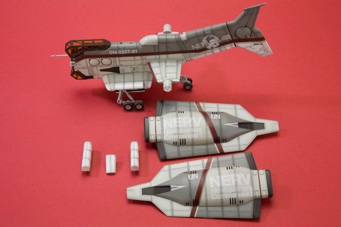 Rebuild of Evangelion 1/100 Scale Model Kit: Vertical Take-Off & Landing Aircraft for Nerv Commander (Re-run) image 13