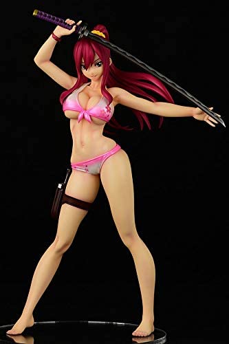 Fairy Tail 1/6 Scale Pre-Painted Figure: Erza Scarlet Swimsuit Gravure_Style Ver. Sakura image 1