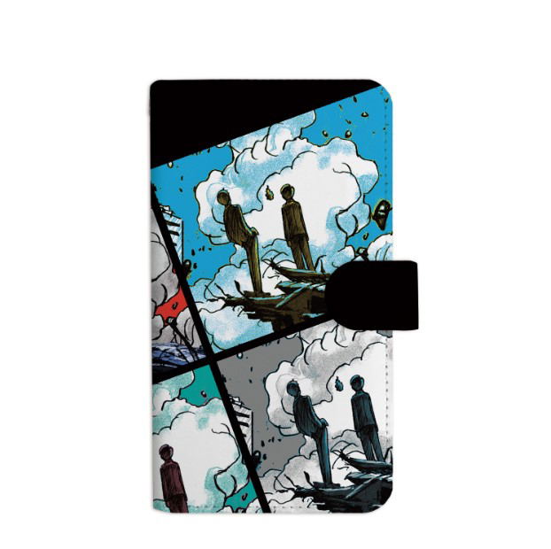Mob Psycho 100 II Book Style Smartphone Case (L Size) image 1