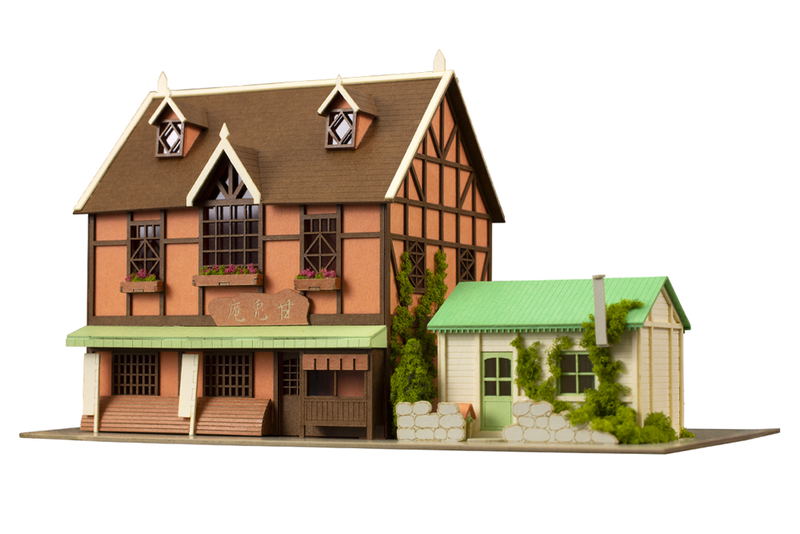 Ani-tecture 03 Is The Order A Rabbit?? 1/150 Paper Kit: Ama Usa An & Syaro's House image 1