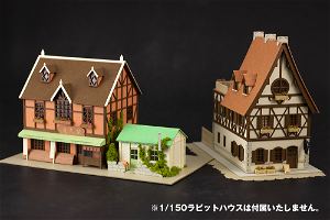 Ani-tecture 03 Is The Order A Rabbit?? 1/150 Paper Kit: Ama Usa An & Syaro's House