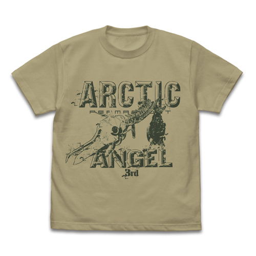 Evangelion 3rd Angel T-shirt Sand Khaki (XL Size)