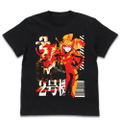 Evangelion - Eva Unit-02 Acid Graphics T-shirt Black (L Size) thumbnail 1