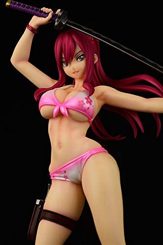 Fairy Tail 1/6 Scale Pre-Painted Figure: Erza Scarlet Swimsuit Gravure_Style Ver. Sakura image 4