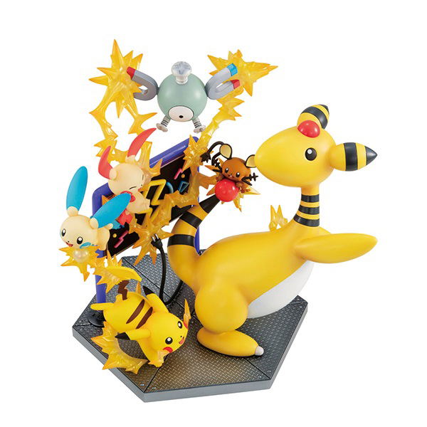 G.E.M. EX Series Pocket Monsters Pre-Painted PVC Figure: Electric Type Electric Power! image 6