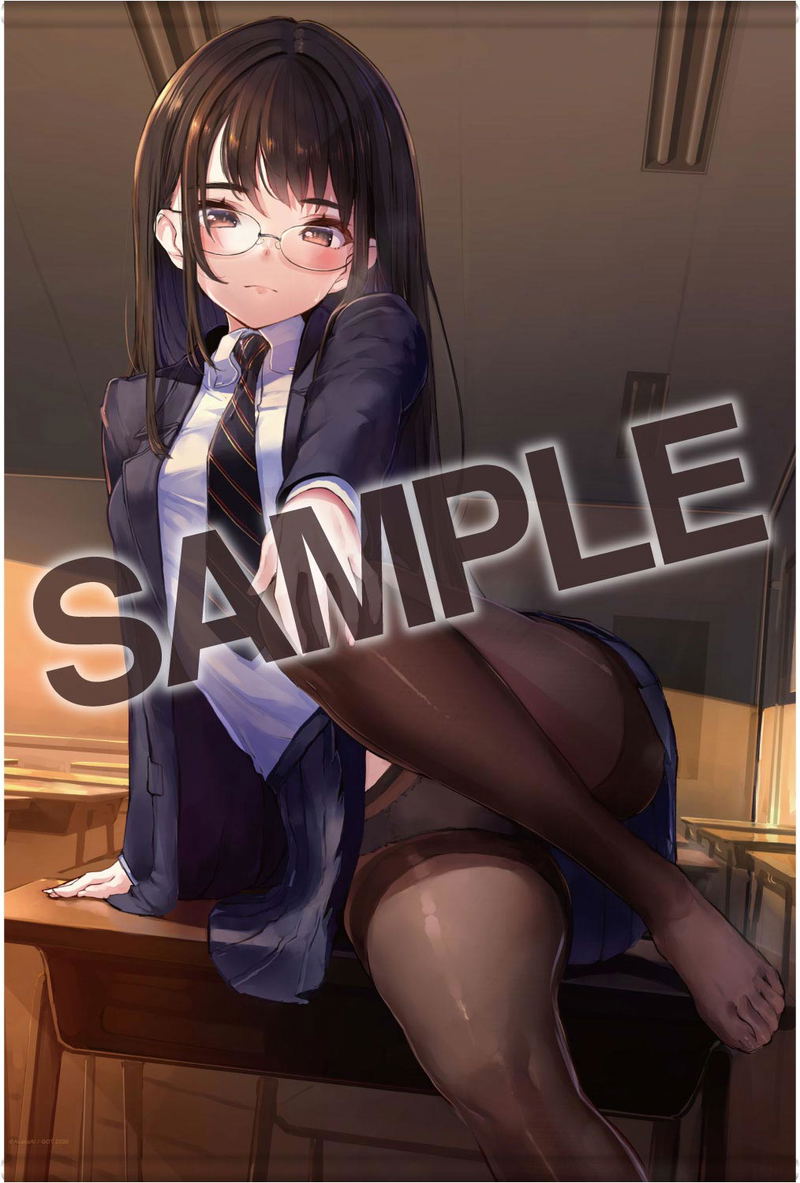 Kuro Tights Wide Wall Scroll Collection 004 Ai Akasa image 1