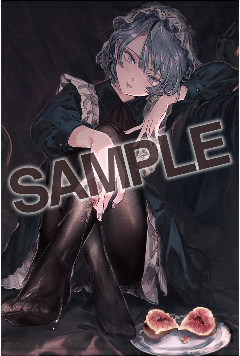 Kuro Tights Wide Wall Scroll Collection 009 Ueno image 1