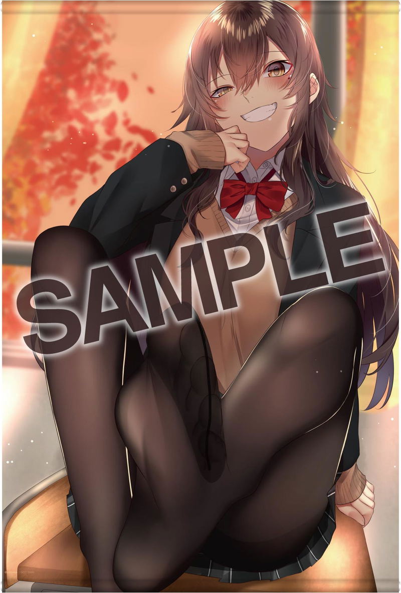 Kuro Tights Wide Wall Scroll Collection 011 Onineko image 1