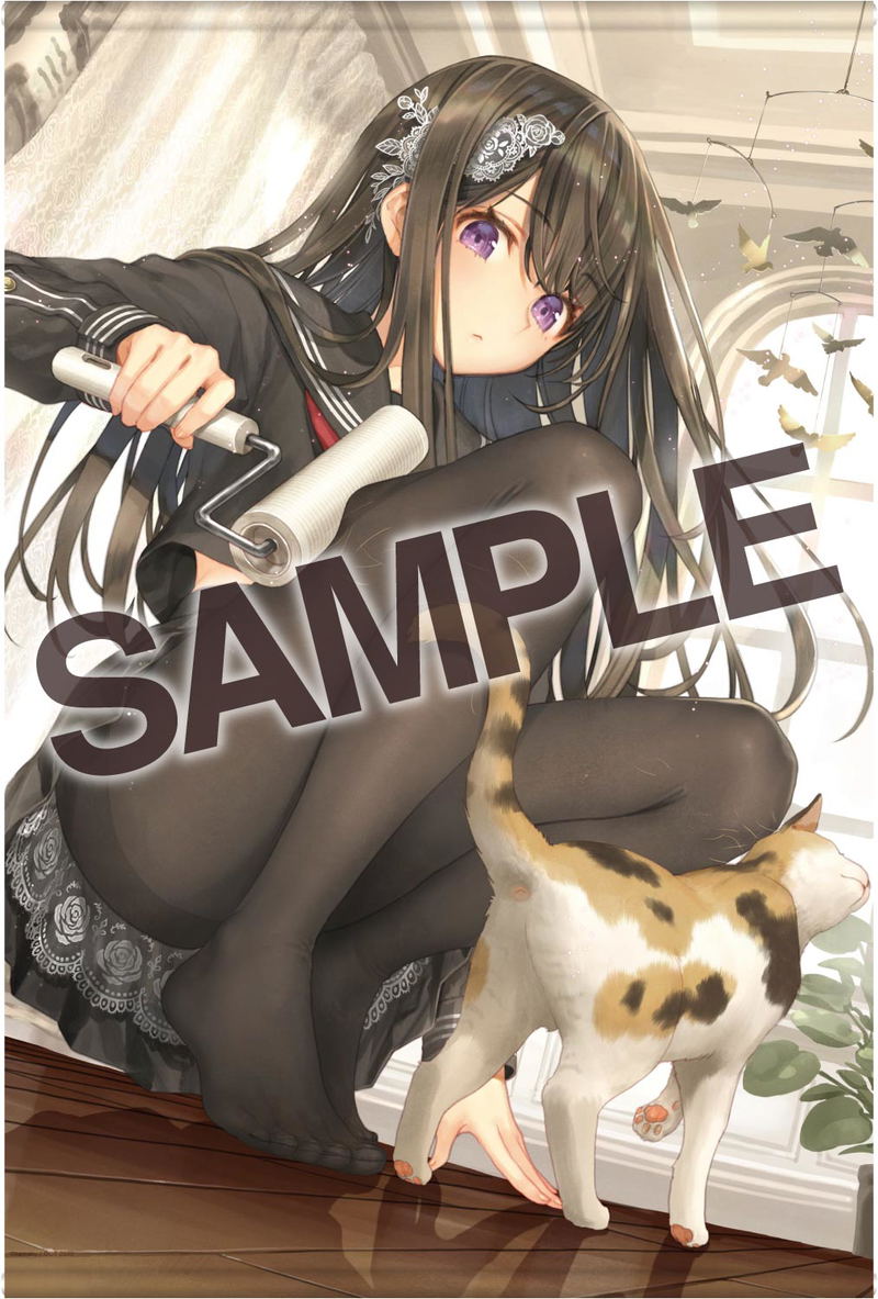 Kuro Tights Wide Wall Scroll Collection 013 Kawaku image 1