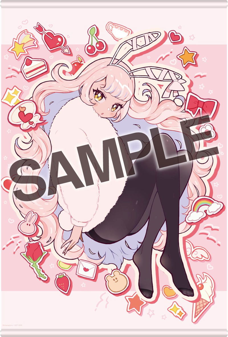 Kuro Tights Wide Wall Scroll Collection 015 Yuu Kisaragi image 1