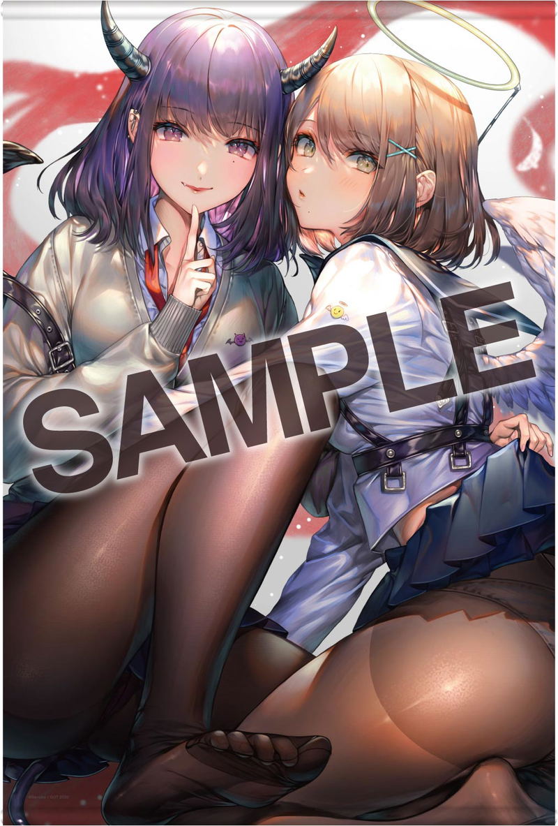 Kuro Tights Wide Wall Scroll Collection 024 Senchat image 1