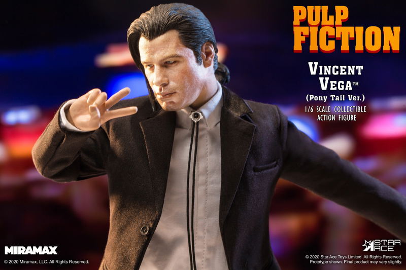 Pulp Fiction 1/6 Collectible Action Figure: Vincent Vega 2.0 (Pony Tail Ver.) image 5