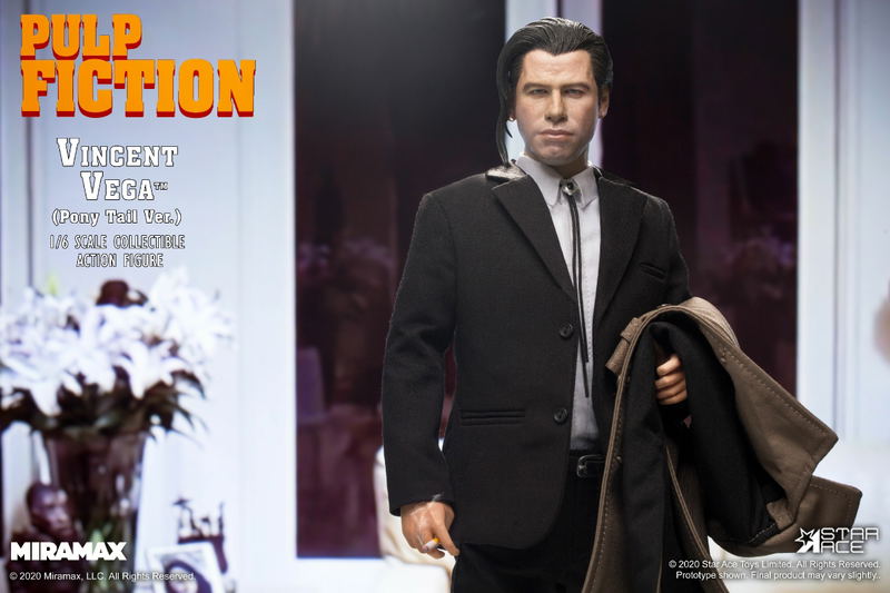 Pulp Fiction 1/6 Collectible Action Figure: Vincent Vega 2.0 (Pony Tail Ver.) image 6