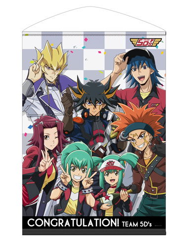 Yu-Gi-Oh! 5D's B2 Wall Scroll: Team 5D's Winning Memorial (Re-run) image 1