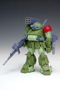 Armored Trooper Votoms 1/35 Scale Model Kit: Scopedog Red Shoulder Custom [ST Ver.] (Re-run) thumbnail 2