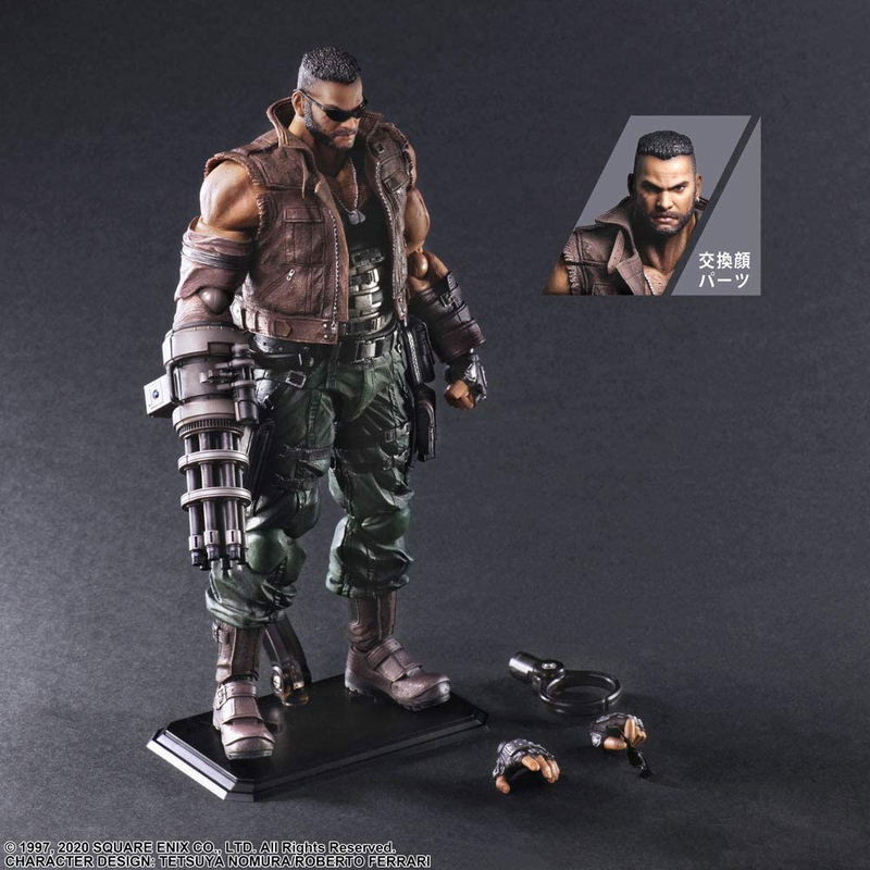 Final Fantasy VII Remake Play Arts Kai: Barret Wallace Ver. 2 image 7