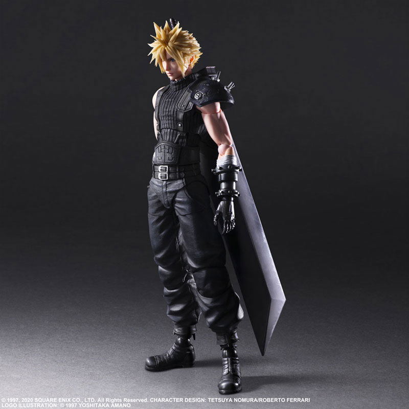 Final Fantasy VII Remake Play Arts Kai: Cloud Strife Version 2 (Re-run) image 2