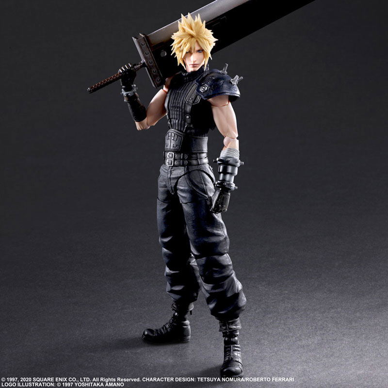 Final Fantasy VII Remake Play Arts Kai: Cloud Strife Version 2 (Re-run) image 4