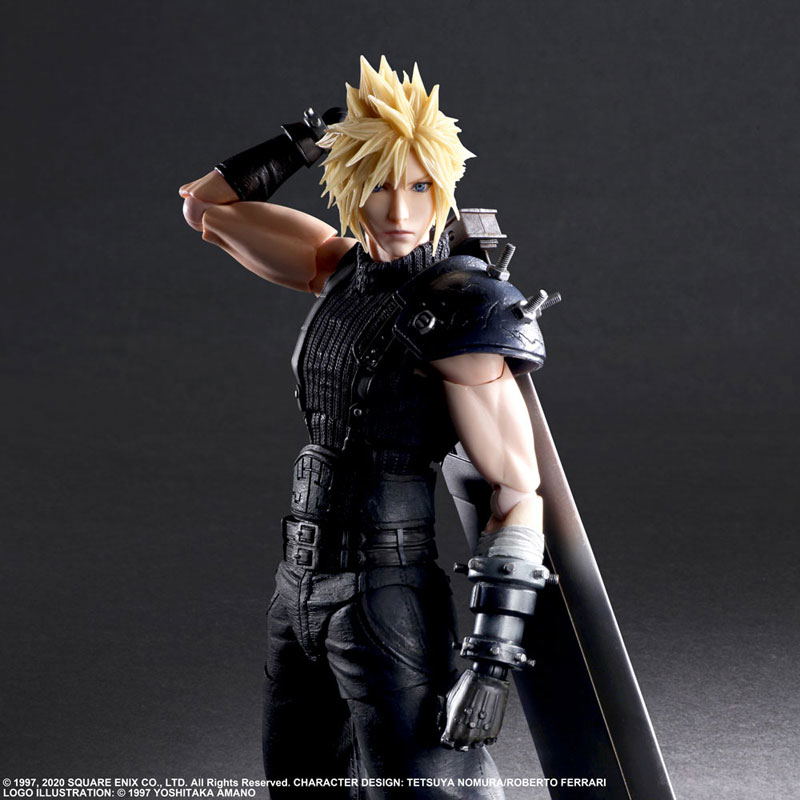 Final Fantasy VII Remake Play Arts Kai: Cloud Strife Version 2 (Re-run) image 5
