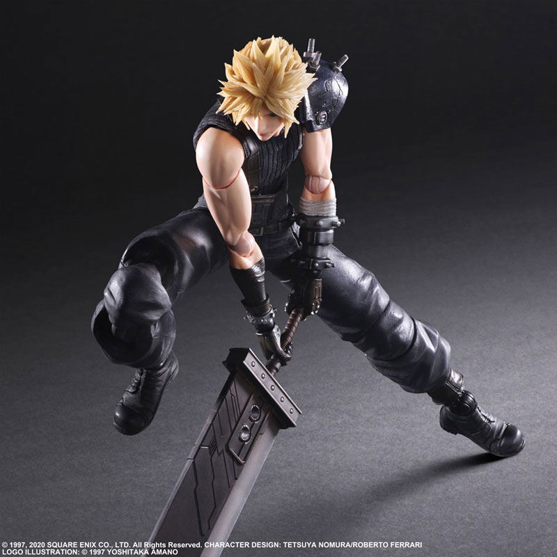 Final Fantasy VII Remake Play Arts Kai: Cloud Strife Version 2 (Re-run) image 6