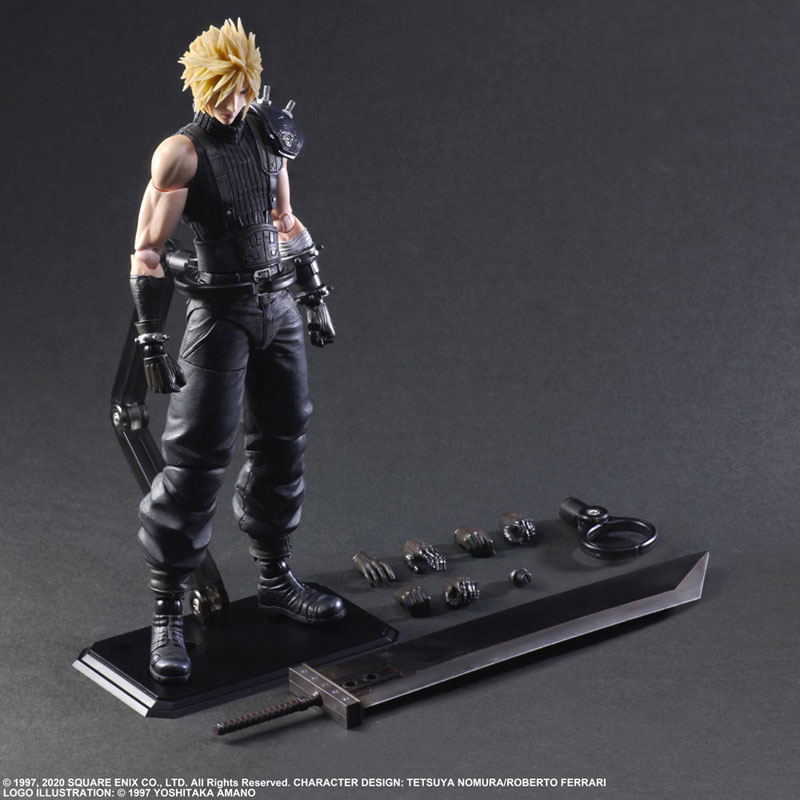 Final Fantasy VII Remake Play Arts Kai: Cloud Strife Version 2 (Re-run) image 8