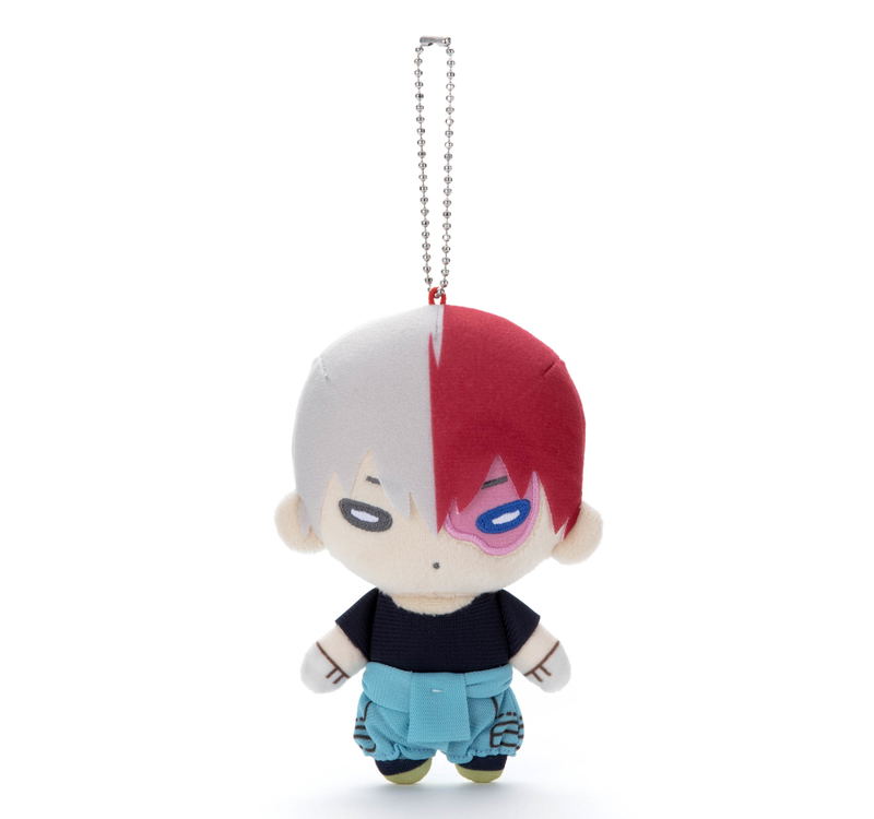 Nitotan My Hero Academia Cleaning Team Plush with Ball Chain: Shoto Todoroki image 1