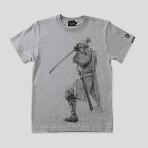 Sekiro: Shadows Die Twice Torch Torch T-shirt Collection: Wolf Heather Ash (L Size)_