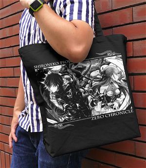 Shironeko Project: Zero Chronicle - Prince Of Darkness And Iris Large Tote Bag Black