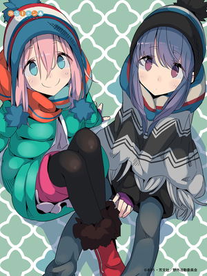 Yuru Camp - Rin And Nadeshiko E Big Mokomoko Blanket_