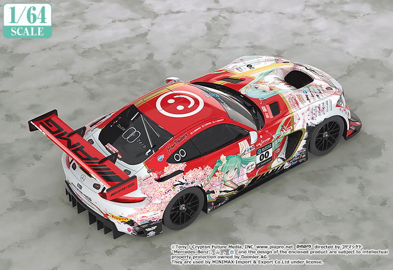 Hatsune Miku GT Project 1/64 Scale Miniature Car: Mercedes-AMG