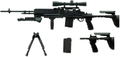 Little Armory LA062 1/12 Scale Model Kit: M14EBR-RI Type thumbnail 1