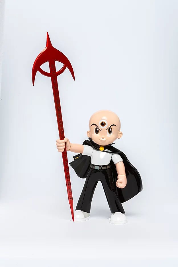 Osamu Tezuka Figure Series The Three-Eyed One: Sharaku Hosuke Challenge Black Ver. image 1