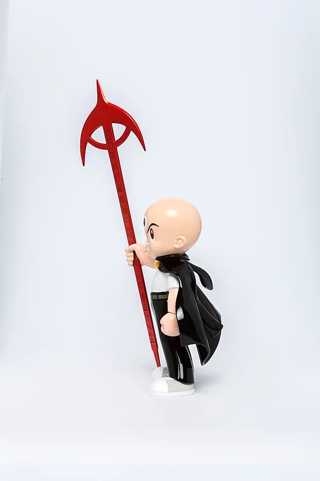 Osamu Tezuka Figure Series The Three-Eyed One: Sharaku Hosuke Challenge Black Ver. image 3