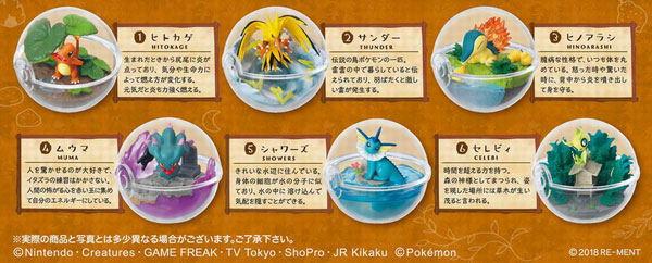Pokemon Terrarium Collection 3 (Set of 6 pieces) (Re-run) image 1
