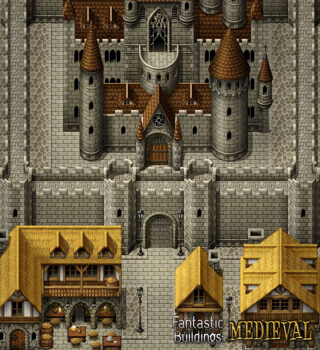 RPG Maker VX Ace: Fantastic Buildings - Medieval (DLC) <span class="ext" style="background-color: #B0000F; color: #FFFFFF;">DLC</span> <span class="ext" style="background-color: #2a475e; color: #FFFFFF;">STEAM</span> <span class="ext ext_digital">digital</span> image 4