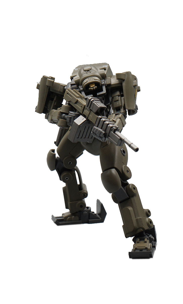 Stellar Knights 1/60 Scale Action Figure: AGS-01 S.A.S EW-53 Stalker Jungle Coloring Ver. image 1