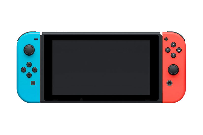 Nintendo Switch V2 Mariko (Neon Blue / Neon Red) image 4