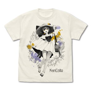 Kantai Collection: KanColle - Yukikaze T-shirt Summer Lady Mode Vanilla White (M Size)_