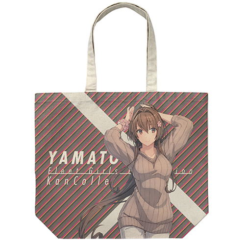 Kantai Collection: KanColle - Yamato Full Graphic Large Tote Bag Spring Casual Wear Mode Natural image 1